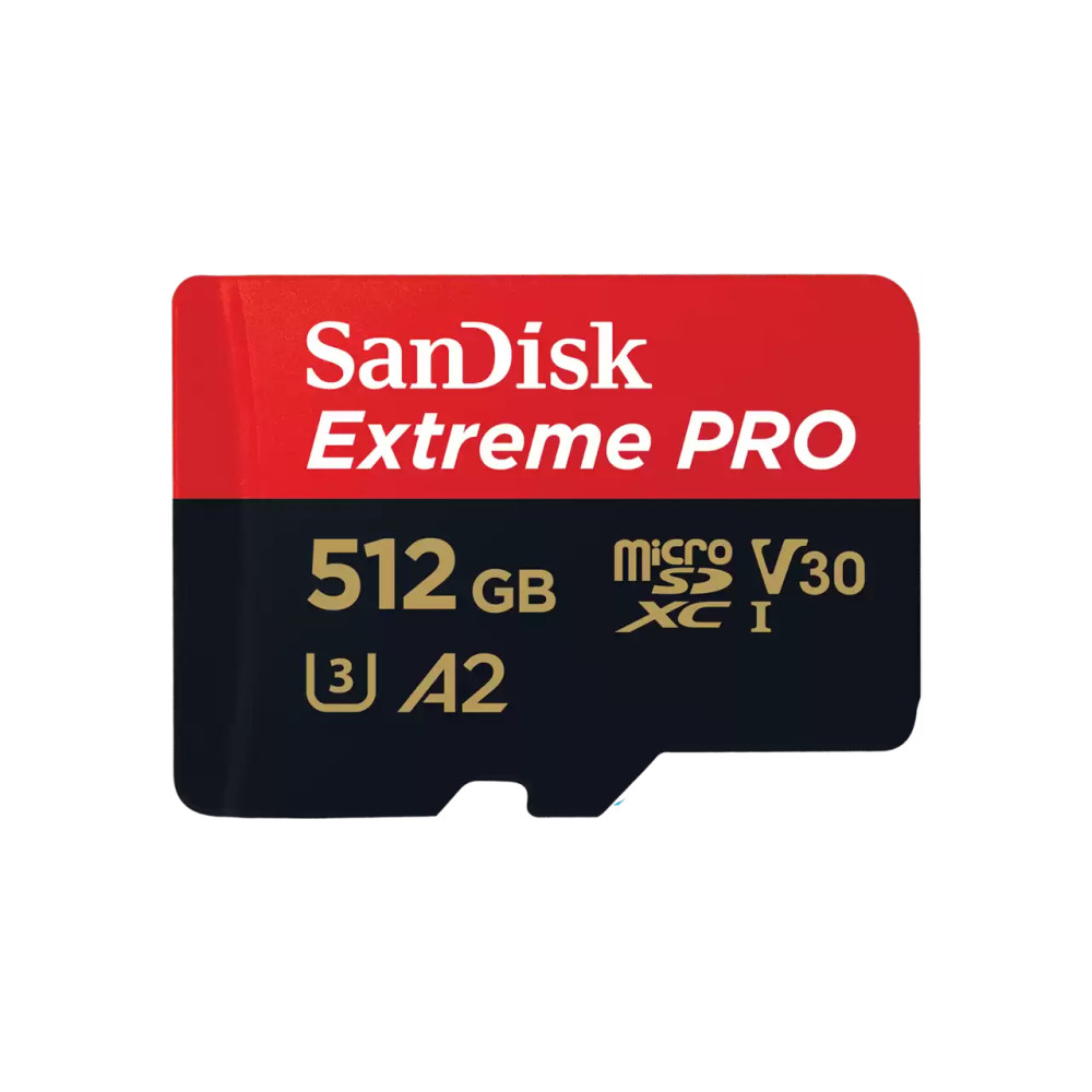 Carte Mémoire SanDisk Extreme PRO 512 Go microSDXC 200 Mo/s