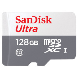 Carte mémoire SanDisk Ultra - 128 Go Carte microSD Extreme