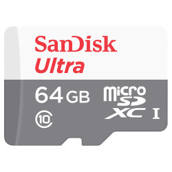 Carte mémoire SanDisk Ultra- 64 Go Carte microSD Extreme Idéal