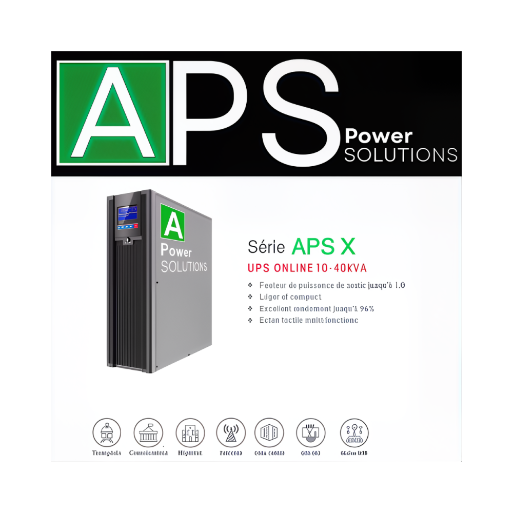 Onduleur 60 KVA - 60000 VA Triphasé APS X60 Onduleur 60 KVA - 60000 VA Triphasé APS X60