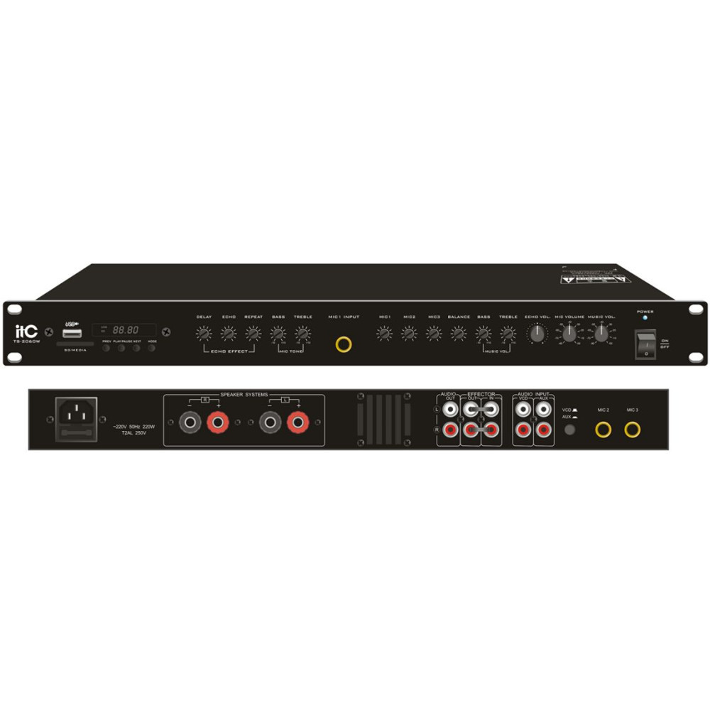 Amplificateur professionnel multimédia ITC - TS-2060W