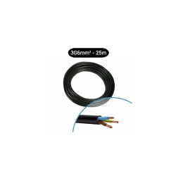 Câble électrique rigide U-1000 R2V 3G6² B/M/VJ -