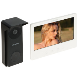 Kit d'interphone vidéo HD 4 fils Hikvision - DS-KIS213