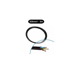 Câble électrique rigide U-1000 R02V 3G6² B/M/VJ -
