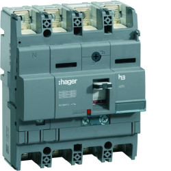 Disjoncteur boîtier moulé x250 4P 40kA 250A TM Hager - HNB251H
