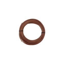 Fil électrique rigide H07VU 1.5² marron - Couronne/Rouleau de