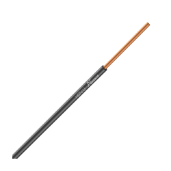 Fil électrique rigide H07VU 1.5² noir - Couronne/Rouleau de