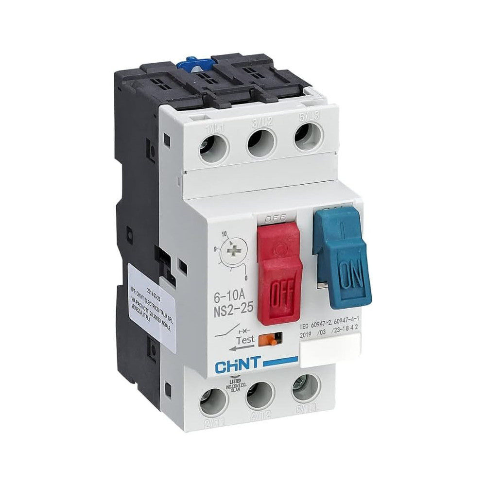Disjoncteur de protection moteur à commande par bascule