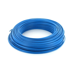 Fil électrique rigide H07VR 16² bleu - Couronne/Rouleau de 100m