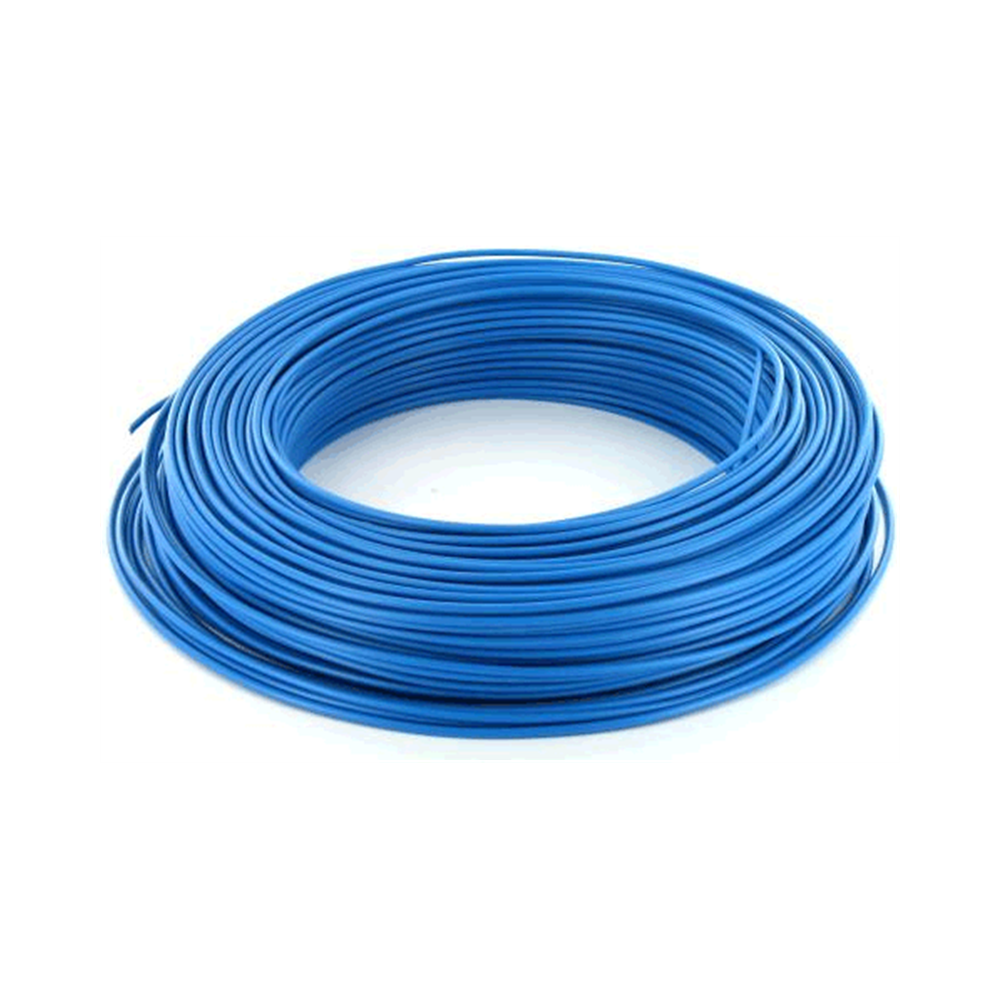 Fil électrique rigide H07VR 16² bleu - Couronne/Rouleau de 100m