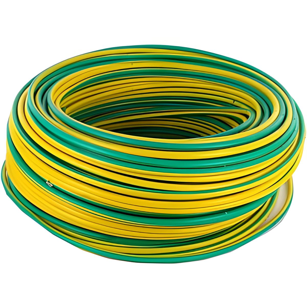 Fil électrique rigide H07VR 16² vert/jaune - Couronne/Rouleau