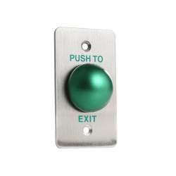 Bouton poussoir Ouverture de porte et Urgence en acier