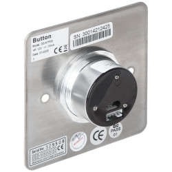 Bouton de sortie et d'urgence avec indicateur LED, tous types