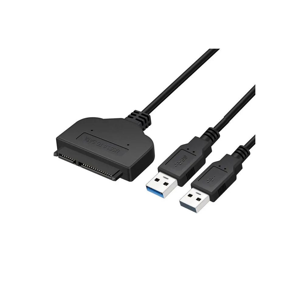 Adaptateur USB 3.0 SATA Pour Disque Dur & SSD SATA 2.5″ – Noir