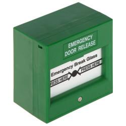 Bouton d'alarme incendie avec bris de glace - Hikvision -
