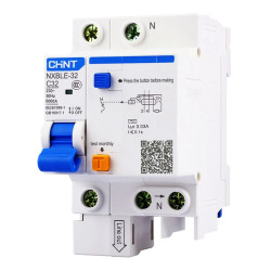 Disjoncteur différentiel 6KA 1P+N C-25A 300mA NXBLE-32 CHINT -