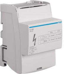 Répartiteur 100A, tétrapolaire, 2x 2,5-25² / 5x 1,5-16² par