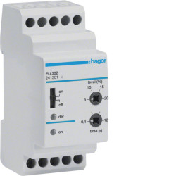 Relais de contrôle compresseur triphasé 400 V - Hager - EU302
