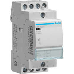 Contacteur modulaire sans commande manuelle 25A - 4F - 230V -