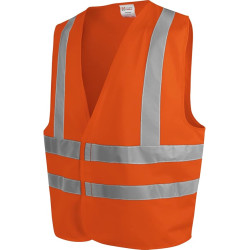 Gilet Haute Visibilite 4 Bande - jaune - Delta Plus - GILM3JAGT