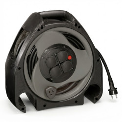 Enrouleur de chantier grande capacité 4 prises de courant 2p+T