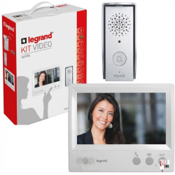 Kit portier vidéo (visiophone) avec interphone et écran 7