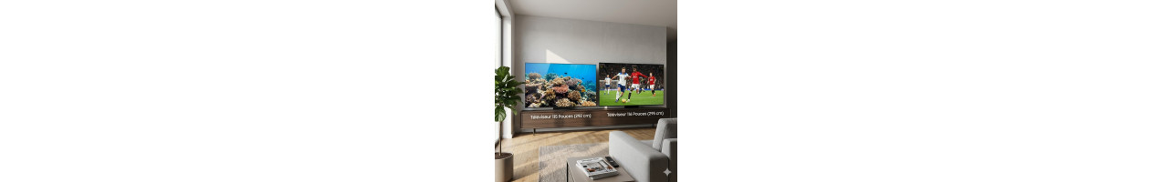 Téléviseur / TV 115 & 116 pouces - Achat & Vente au ☎️ 07.19.19.19.31